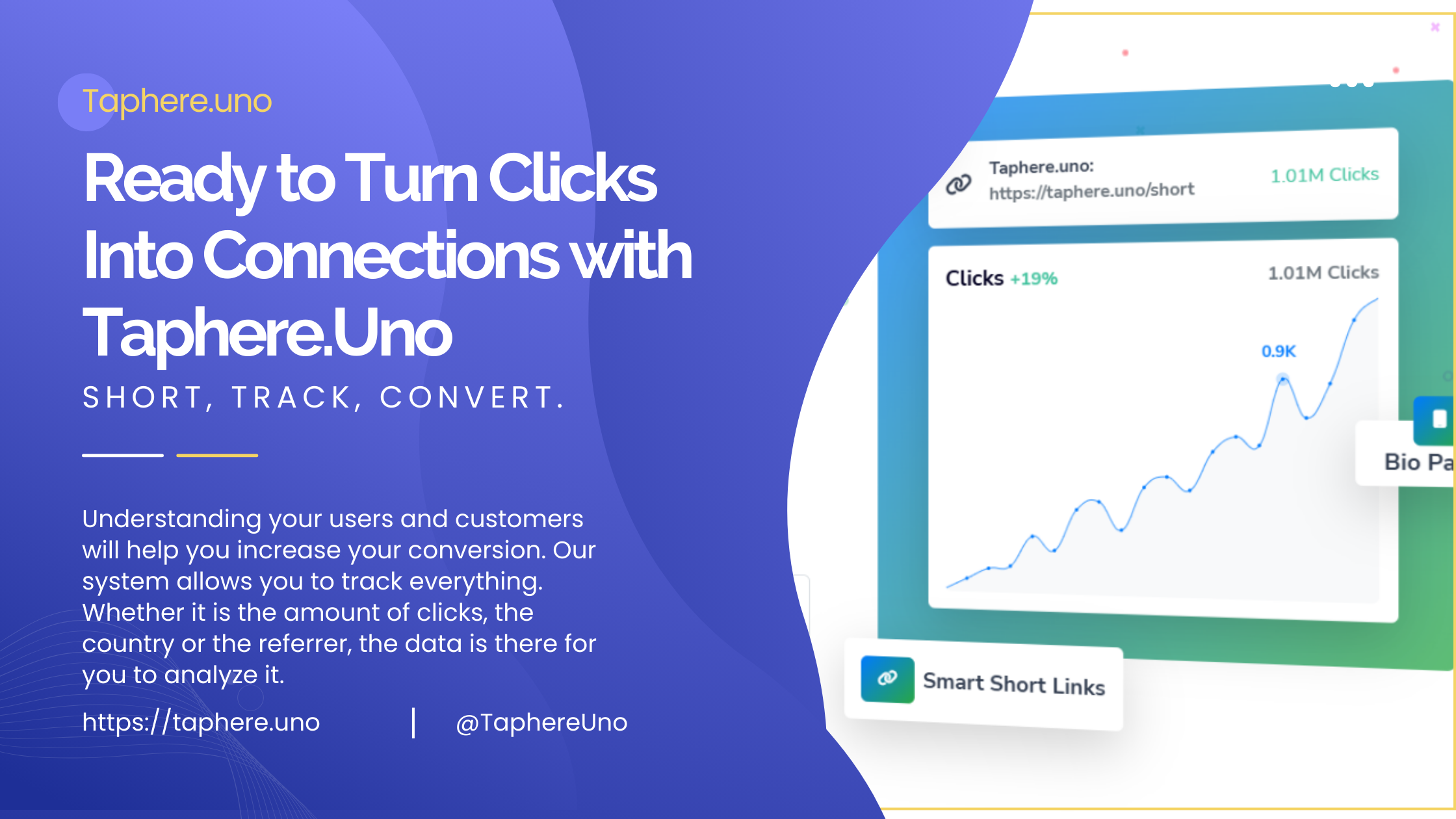 Ready to Turn Clicks Into Connections with Taphere.Uno